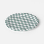 Gingham - Rustic Autumn Herfst Baby shower | Papieren Bordje (Gekanteld)