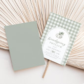 Gingham Sage Friendsgiving Potluck Kaart