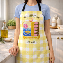 Gingham Sardines Aangepaste Familienaam