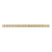Gingham Satin Ribbon, gouden en witte Waterverf Satijnen Lint (Voorkant)