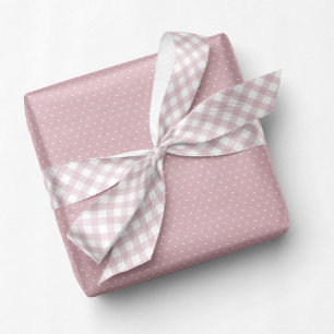 Gingham schattig roze eenvoudige check satijnen lint