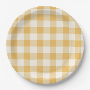 Gingham Schotse Plaids Borden Papieren Bordje