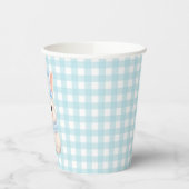 Gingham Some Bunny Is Having a Birthday Papieren Bekers (Links)