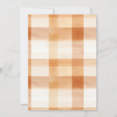 Gingham Something Sweet is het brouwen van Baby sh Kaart (Achterkant)