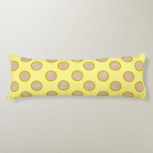 Gingham Stippen, Green Body Pillow Lichaamskussen