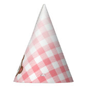 Gingham Teddy Bear Picnic Party pet Feesthoedjes (Links)