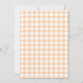 Gingham Time vliegt eerste verjaardag vliegtuig Kaart (Achterkant)
