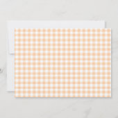 Gingham Time vliegt vliegtuig eerste verjaardag fo Kaart (Achterkant)