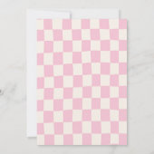 Gingham Trick Or Three Halloween Verjaardagsfeest Kaart (Achterkant)
