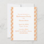 Gingham uitnodiging (Achterkant)