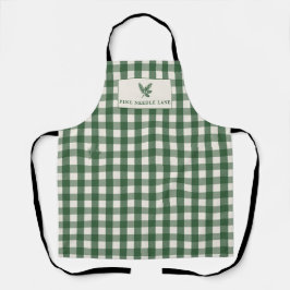 Gingham van Pine Needle Lane met botanische charme Schort