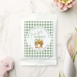 Gingham Vers Uit De Markt Bruiloft Feest Favor