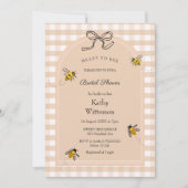 Gingham was bedoeld als uitnodiging voor een bruid (Voorkant)