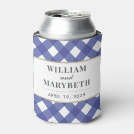 Gingham Wedding Blikjeskoeler