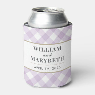 Gingham Wedding Blikjeskoeler