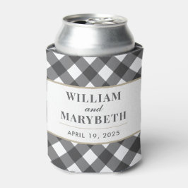 Gingham Wedding Blikjeskoeler