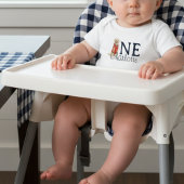 Gingham Wild One Golden Retriever 1e verjaardag Romper