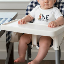 Gingham Wild One Golden Retriever 1e verjaardag