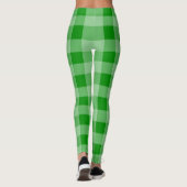 Gingham-| Zazzle_Growshop. Leggings (Achterkant)