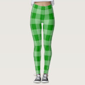 Gingham-| Zazzle_Growshop. Leggings (Voorkant)