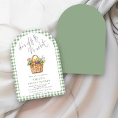 Gingham Ze is van de Market Vrijgezellenfeest Arch Kaart