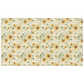 Gingham Zonnebloem Tafelkleed (Voorkant (Horizontaal))