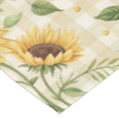Gingham Zonnebloem Tafelkleed (Gekanteld)