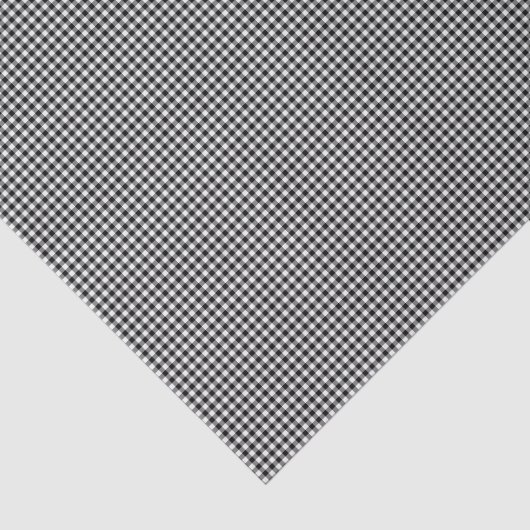 Gingham, zwart-wit-WEEFSUE WRAP PAPIER (Detail)