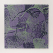 Gingko biloba: abstract patroon. legpuzzel (Horizontaal)
