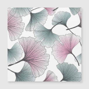 Gingko biloba met de hand getekend.