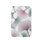Gingko biloba met de hand getekend. badmat (Voorkant Verticaal)