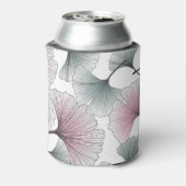 Gingko biloba met de hand getekend. blikjeskoeler (Blikje Achterkant)