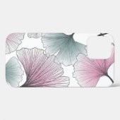 Gingko biloba met de hand getekend. Case-Mate iPhone case (Achterkant (horizontaal))