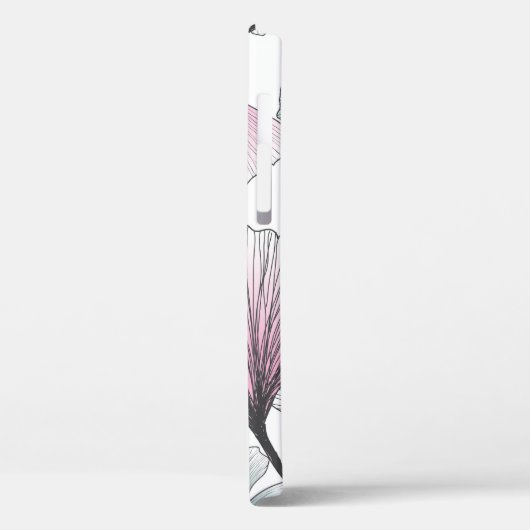 Gingko biloba met de hand getekend. Case-Mate iPhone case (Achterkant / Links)