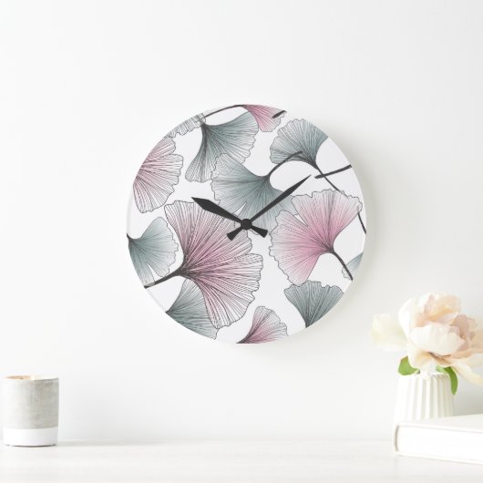 Gingko biloba met de hand getekend. grote klok (Huis)