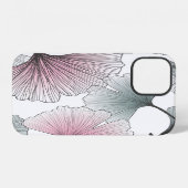 Gingko biloba met de hand getekend. iPhone hoesje (Achterkant horizontaal)