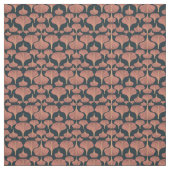  Gingko Black Floral Pattern Stof (Swatch)