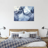 Gingko bladeren en regendruppels canvas afdruk (Insitu (Slaapkamer))
