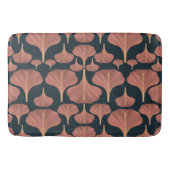 Gingko Blauwe Bloem Badmat (Voorkant)