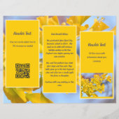 Gingko Business Logo Gevouwen Brochure (Achterkant)