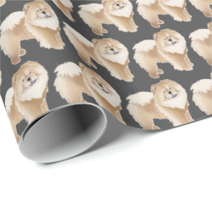 GINGKO Chow cadeauomslag achtergrondkleur Cadeaupapier