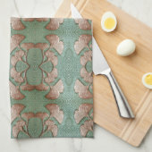 Gingko keukenhanddoeken (Quarter Fold)