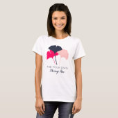 Gingko laat Grafisch Aangepast Bericht op maat T-shirt (Voorkant volledig)