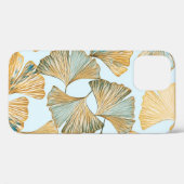 Gingko laat Waterverf naadloos patroon Case-Mate iPhone Case (Achterkant (horizontaal))