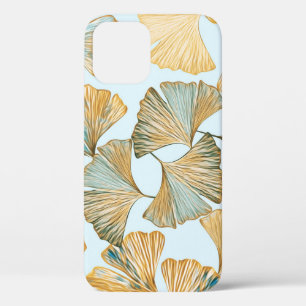 Gingko laat Waterverf naadloos patroon Case-Mate iPhone Case