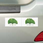 Gingko Leaf Bumpersticker (Op auto)