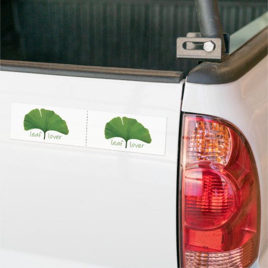 Gingko Leaf Bumpersticker (Op Truck)