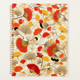 Gingko Leaf Chiyogami Planner