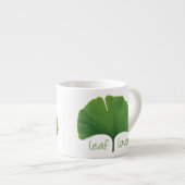 Gingko Leaf Espresso Kop (Voorkant rechts)