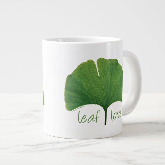 Gingko Leaf Grote Koffiekop (Voorkant rechts)